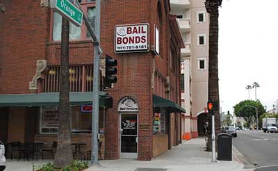 The Riverside office of a California bail bonds company