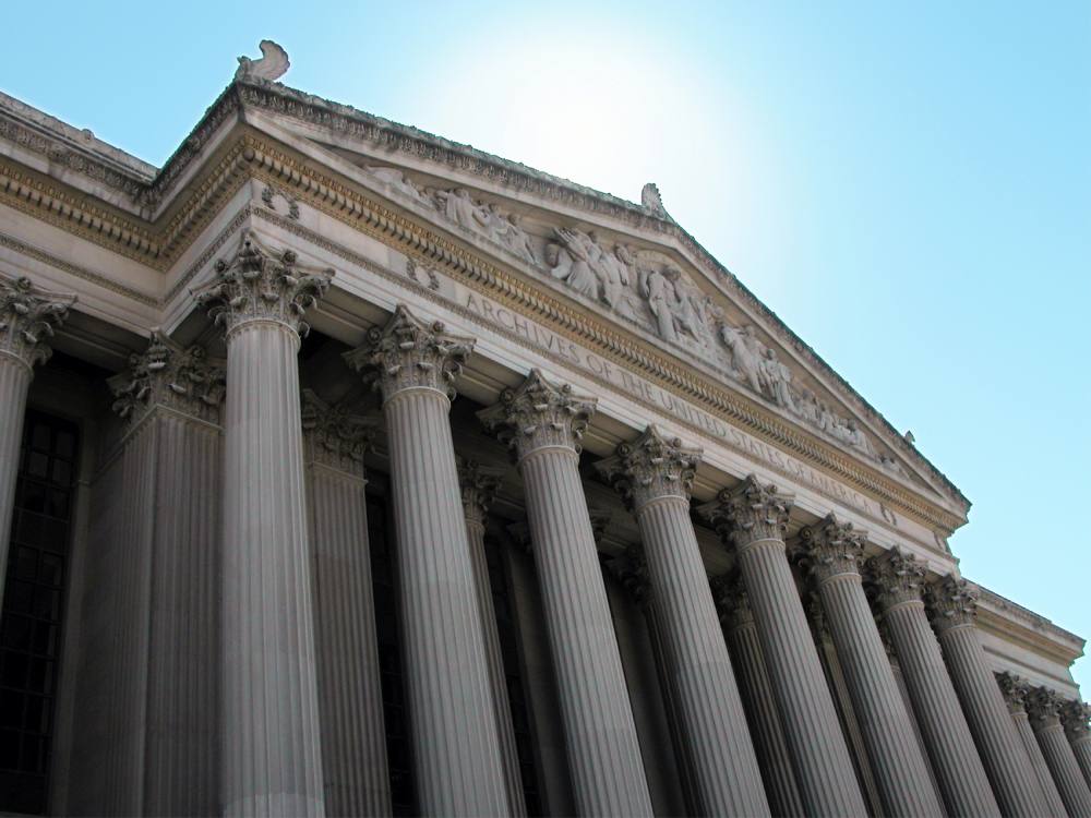 Archives of the united states of america building